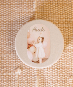 boite a dragées velours beige