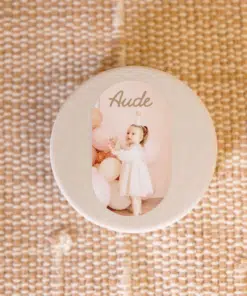 boite a dragées velours beige