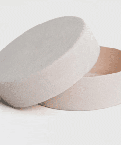 boite a dragées velours beige