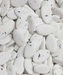 Dragees chocolat blanc marbré noir chocolat belge