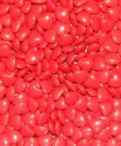 dragees coeur rouge clair