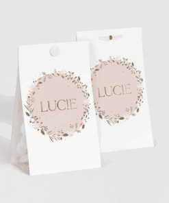 contenant à dragées couronnes de fleurs