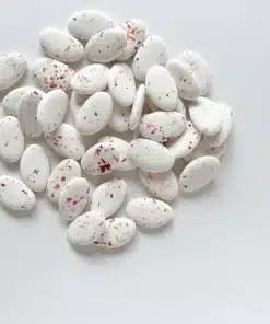 Dragees marbré rouge brique terracotta