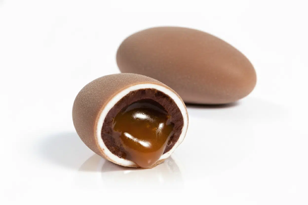 Dragees liquicroc caramel moka pecou