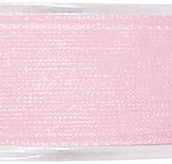 RUBAN ORGANZA ROSE 7 mm