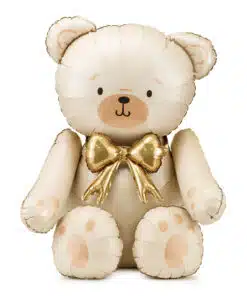 Ballon ourson crème