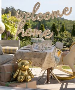 Alternative view of Ballon en aluminium Ours - Doré