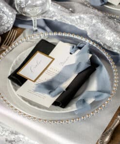 Alternative view of Ruban crêpe - Bleu pétrole - 10 m