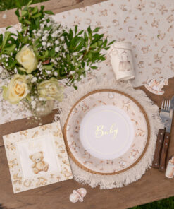 Decoration ourson beige ivoire Little teddy